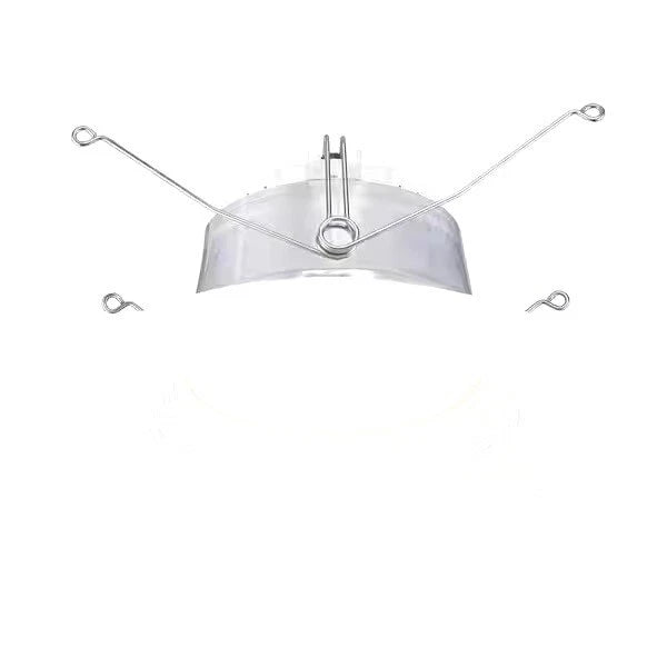 Commercial Electric 1002 748 445 | (4 Pack) 6 in. White Integrated LED Recessed Trim Kit