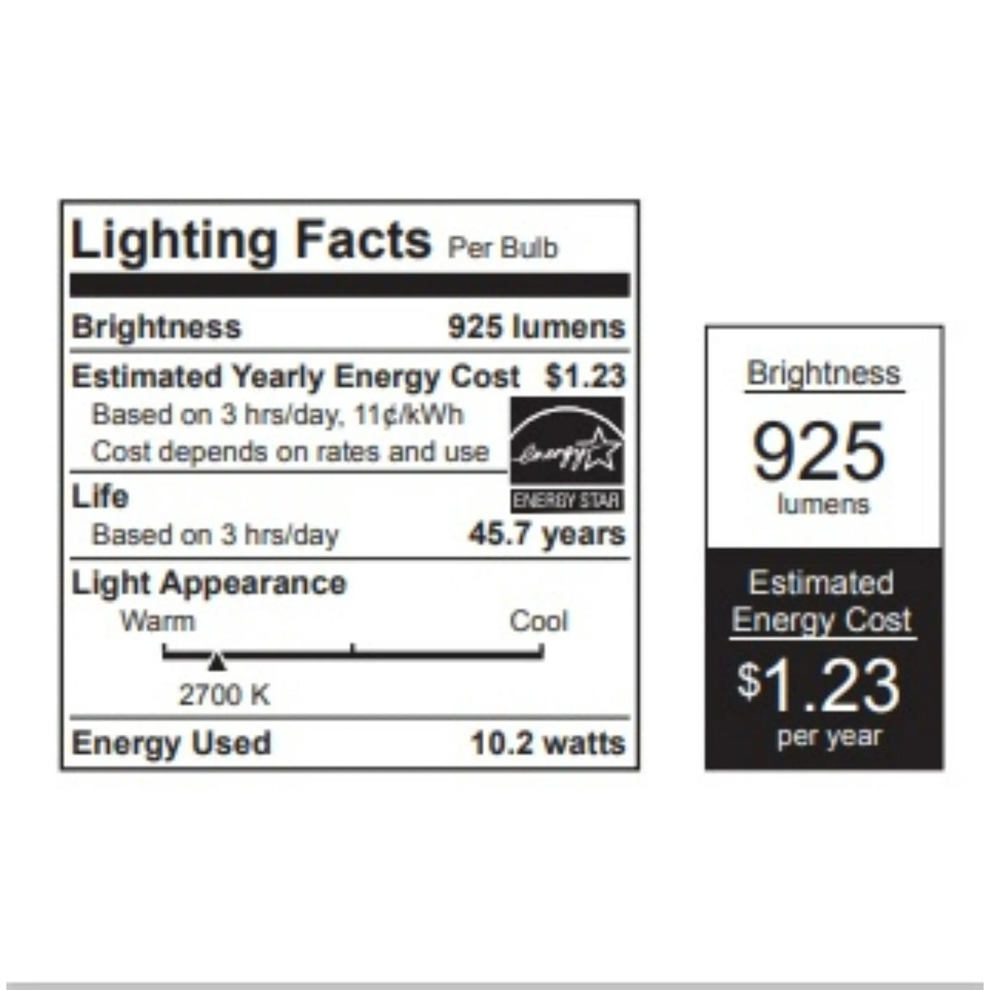 Feit Electric LEDR56 | Feit Electric Enhance 5-6 in. Trim LED 10.2W (75W Eq.) 925 Lumens 2700K White Recessed Light