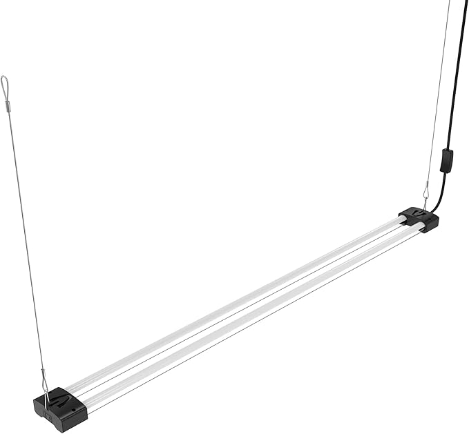 Dymond GL46BLKS1 | 4 ft. LED Grow Light Full Spectrum 5000K Daylight and 660 nm Red Linkable Indoor Plant Fixture