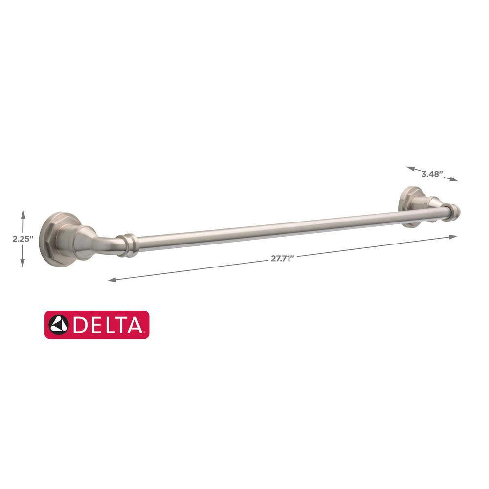Delta LHT24-BN | Lochurst Bath 24" Towel Bar Brushed Nickel