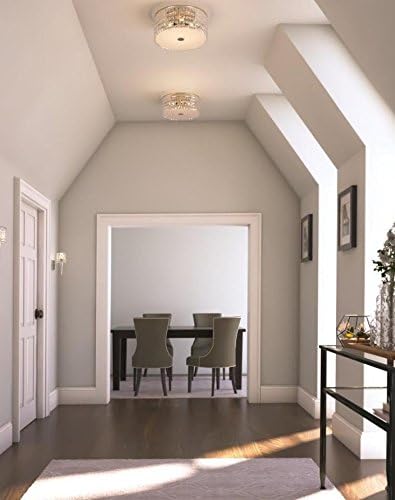 Hampton Bay 1000 051 631 | Glam Cobalt 3-Light Flush Mount Ceiling Fixture