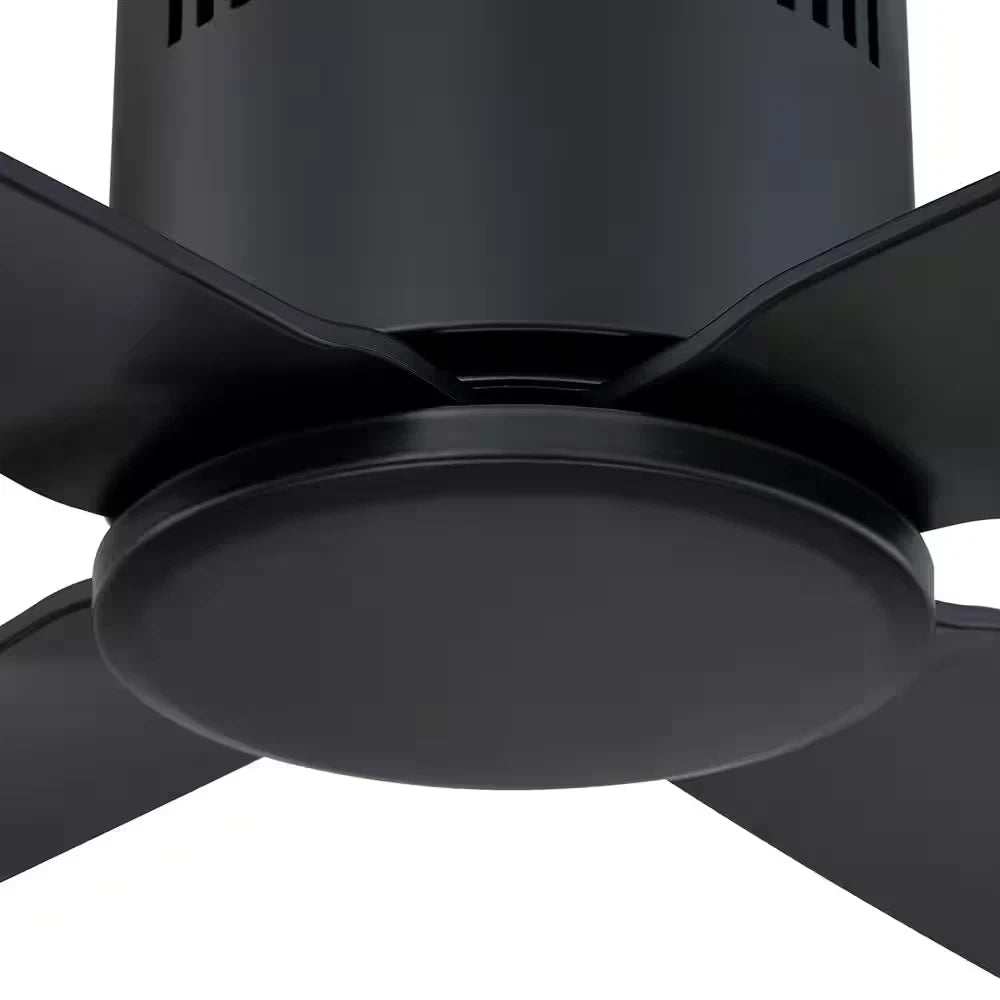 Home Decorators Collection 1004 292 211 | Kitteridge 52 in. Indoor/Outdoor Matte Black Ceiling Fan