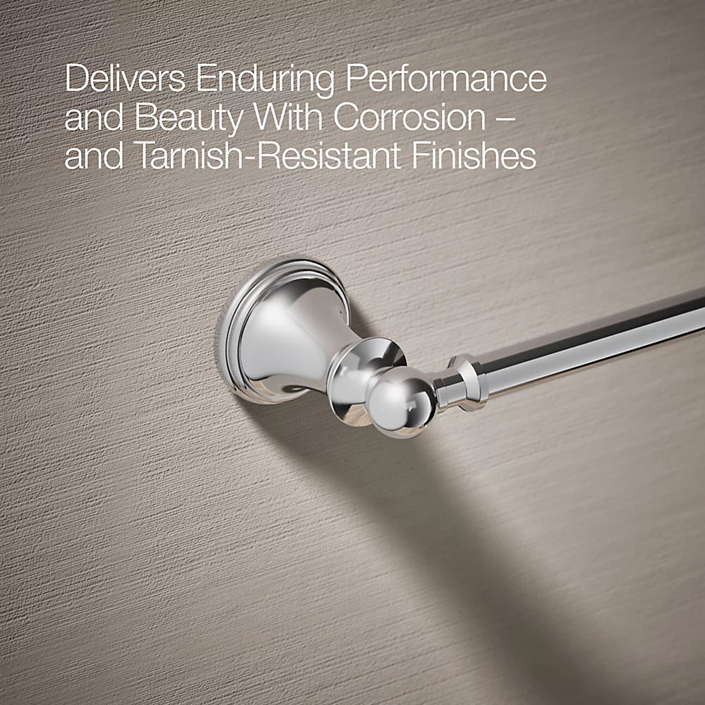 Kohler 1005-270-945 | Capilano 24 in. Towel Bar in Vibrant Brushed Nickel