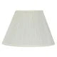 Hometrends 14in Ivory Pleated Lamp Shade