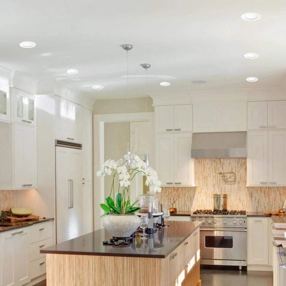 Commercial Electric 1004 655 265 | (4-Pack) Ultra Slim 4 in. Color Selectable New Construction and Remodel Canless Recessed Integrated LED Kit