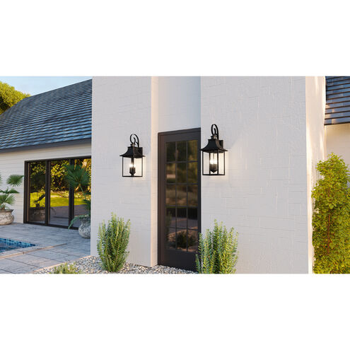 Quoizel CCR8412K | Chancellor 4 Light 28 inch Mystic Black Outdoor Wall Lantern