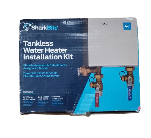 SharkBite 25374 | 3/4 in. Tankless Water Heater Valves Installation Kit