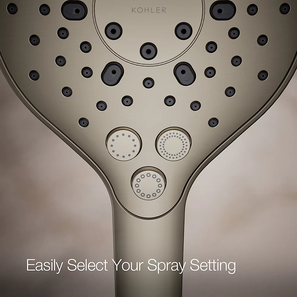 Kohler R28719-G-BN | Three-Function Handshower, 1.75 gpm