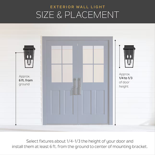 Kichler 49981BKT | Allenbury 14" Wide Outdoor Wall Light in Textured Black