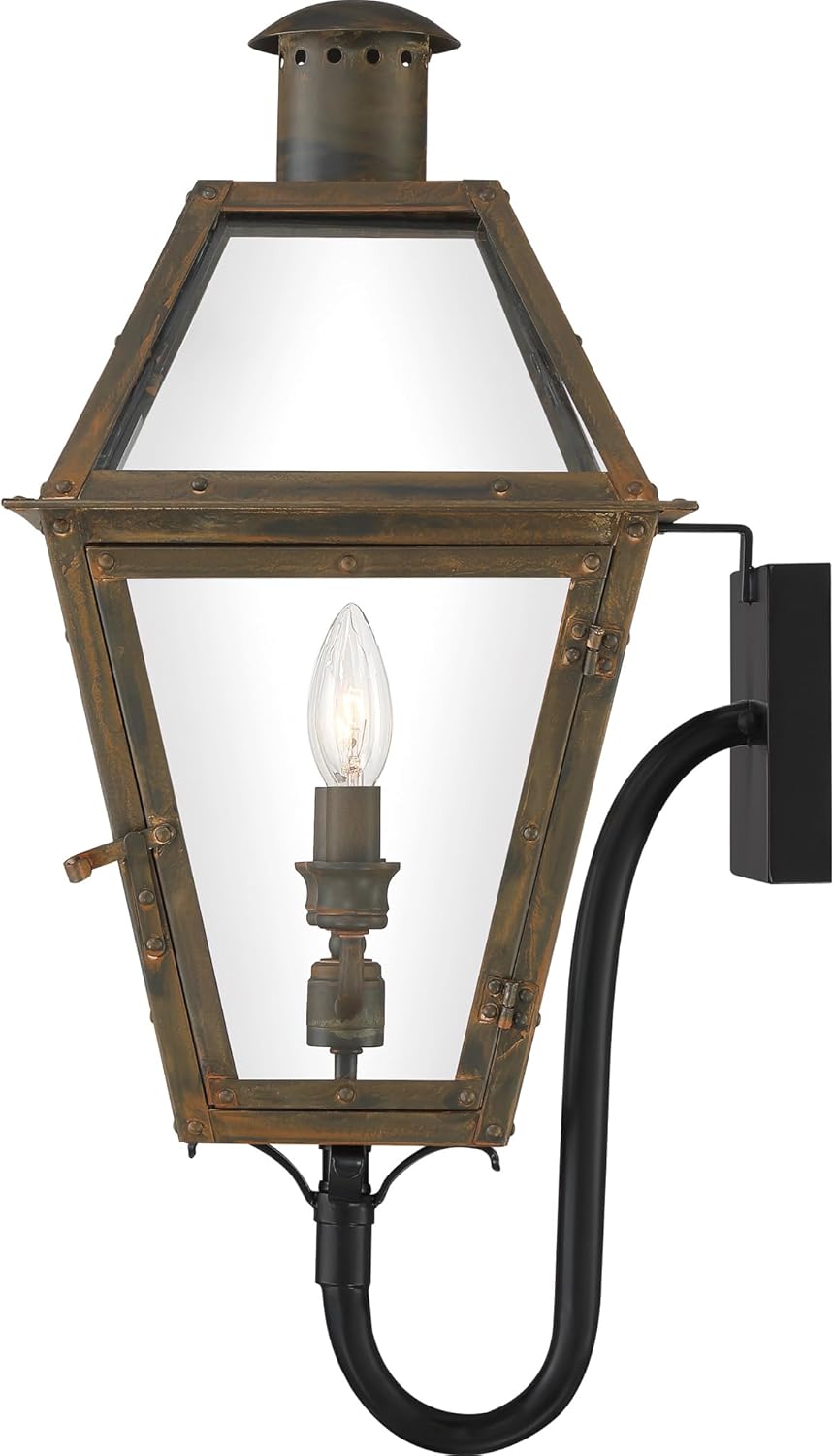 Quoizel RO8311Z | Rue De Royal 2 Light 24 inch Industrial Bronze Outdoor Wall Lantern