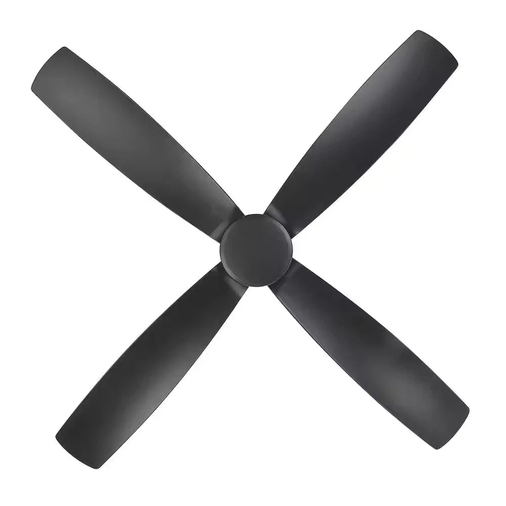 Home Decorators Collection 1004 292 211 | Kitteridge 52 in. Indoor/Outdoor Matte Black Ceiling Fan