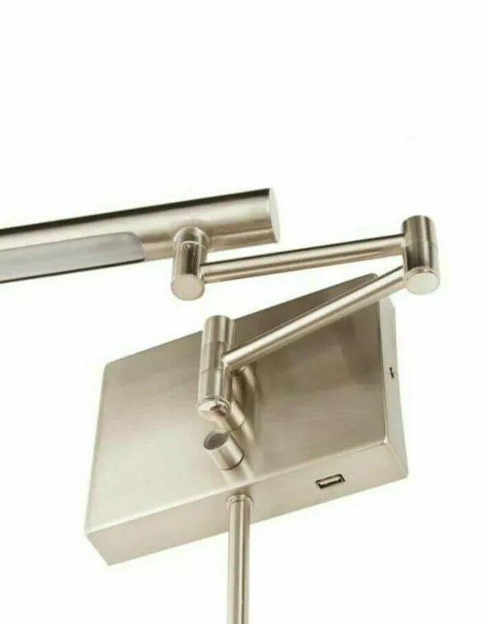 Home Decorators Collection 1002 433 015 | 11-Watt Brushed Nickel LED Dual Wall Mount Wall Sconce