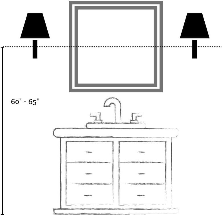 Quoizel PCGL8522BN | Platinum Glacial 1 Light Contemporary Bath Vanity - 5 Inches high