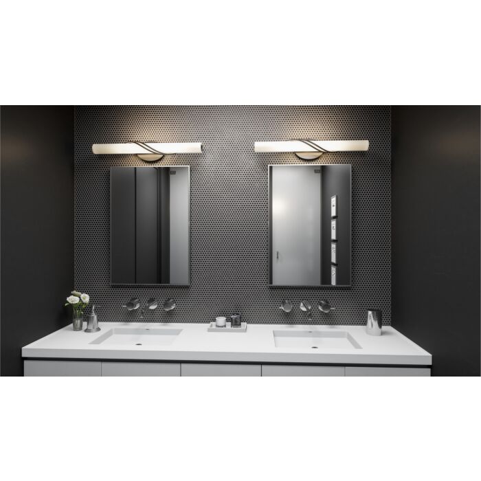 Quoizel PCSQ8525MBK | Serenade 25 inch Matte Black Bath Light Wall Light