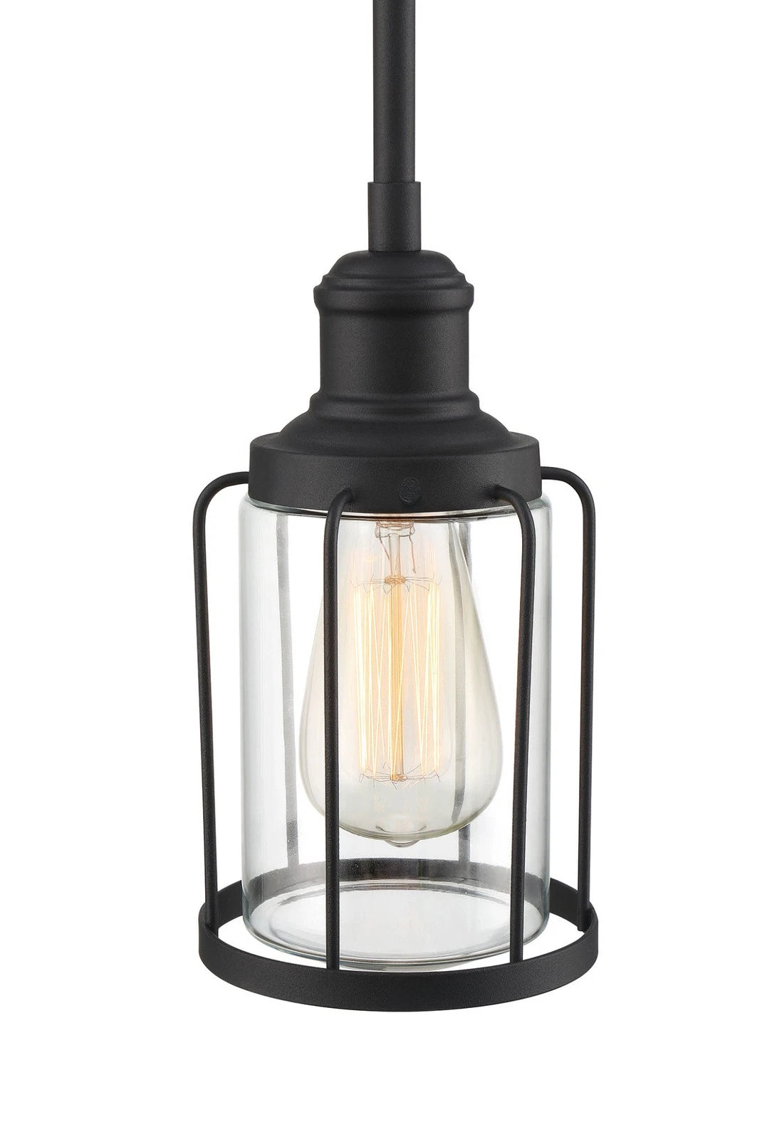Quoizel LUD1505EK | Ludlow 1 Light 5 inch Earth Black Mini Pendant Ceiling Light