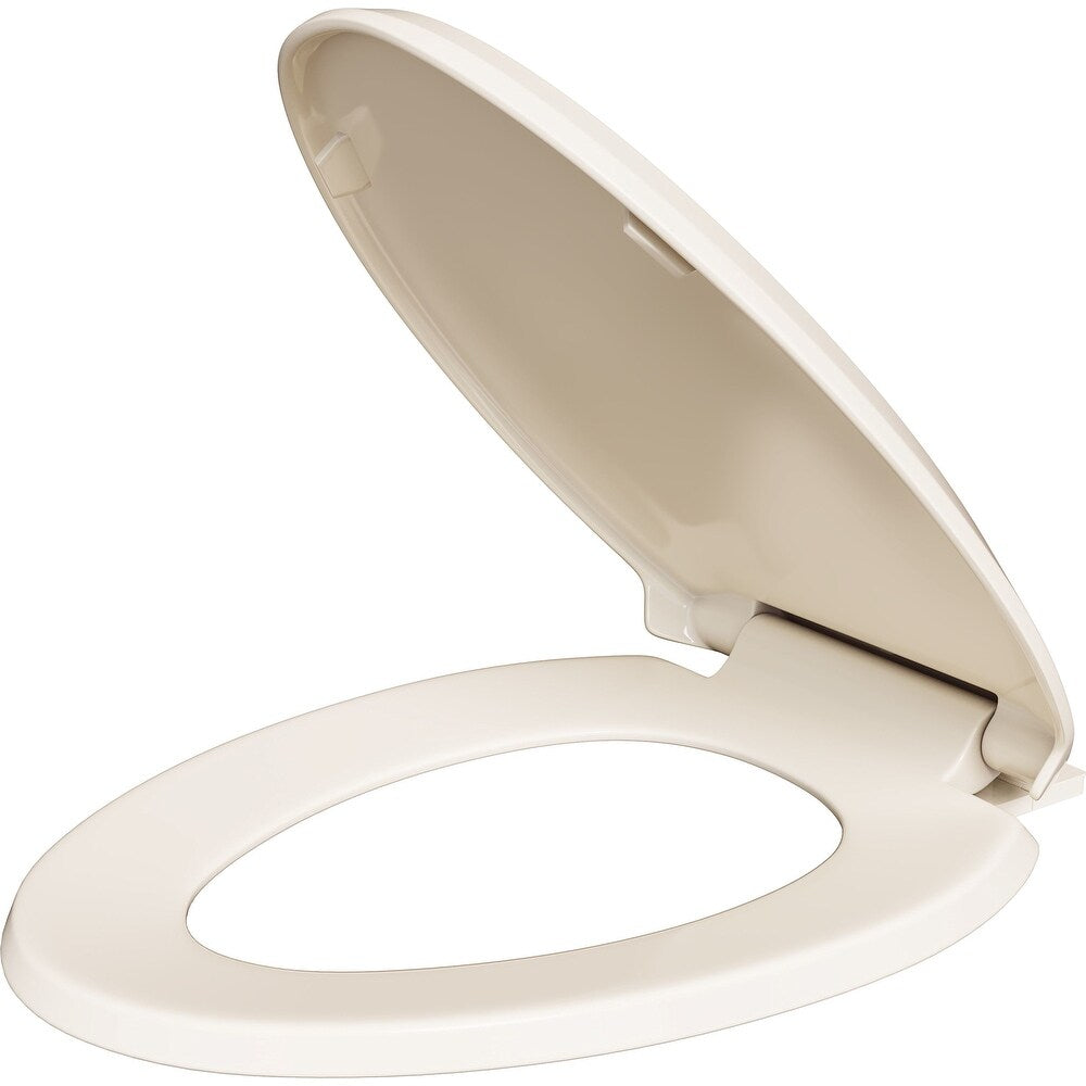 ProFlo PFTSEC2000BS | Crisson Beige Elongated Toilet Seat – Heavy-Duty Plastic, Soft Close, Quick Release