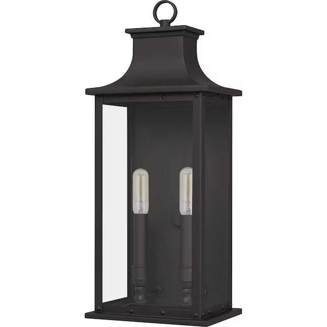 Quoizel ABY8408OZ | Abernathy 2 Light 20" Tall Outdoor Wall Sconce in Old Bronze