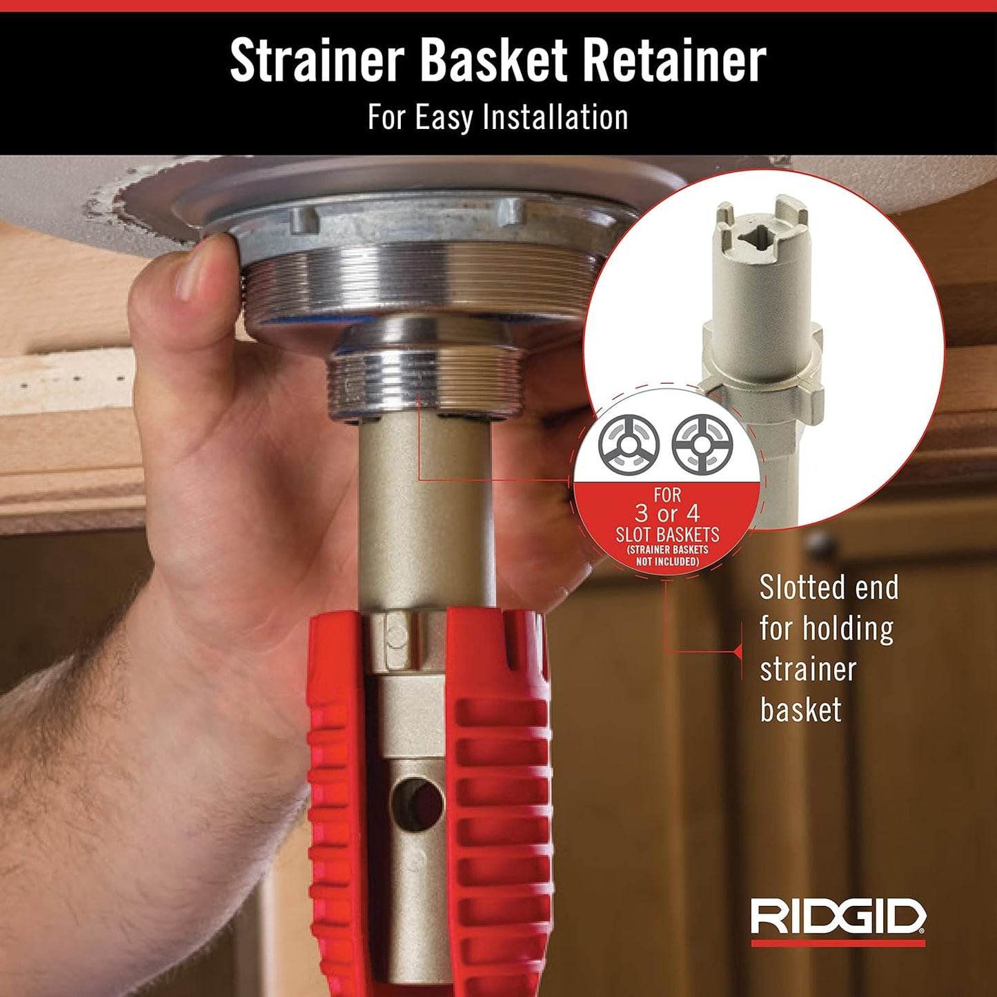 Ridgid 56988 | EZ Change Plumbing Wrench Faucet Installation and Removal Tool
