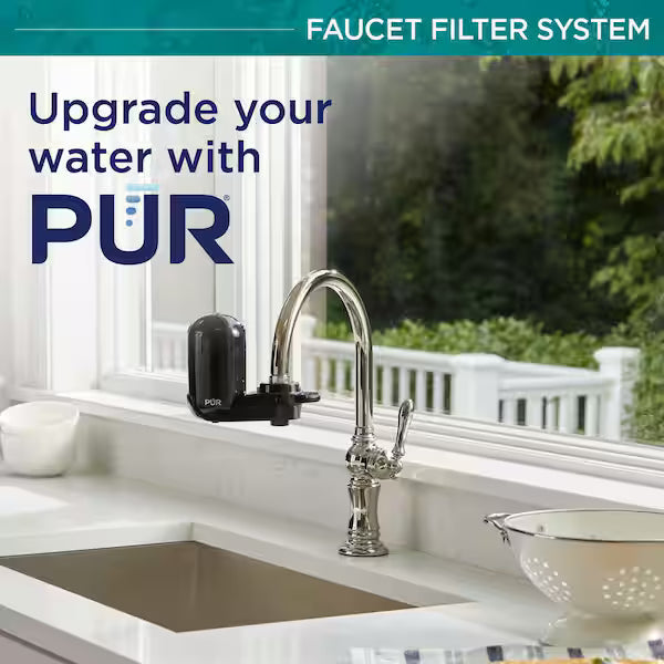 PUR FM2100B | PLUS Faucet Mount Filtration System Black