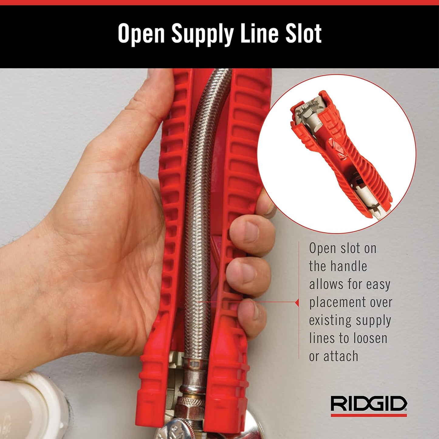 Ridgid 56988 | EZ Change Plumbing Wrench Faucet Installation and Removal Tool
