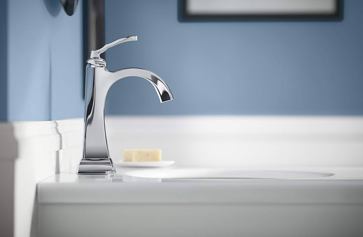 Kohler K-R30996-4D-CP | Ridgeport Single-Handle Bathroom Sink Faucet, 1.2 gpm in Polished Chrome