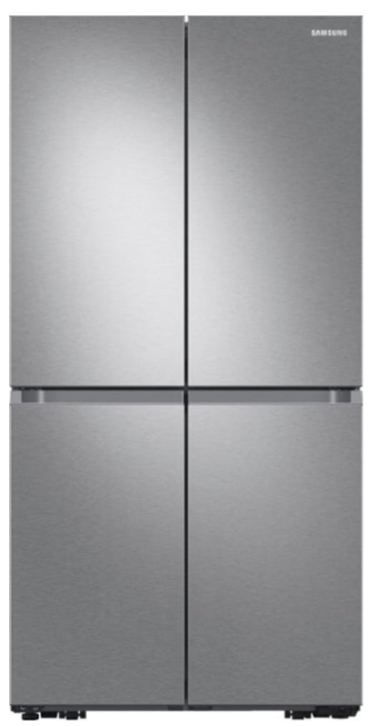 Samsung 23 cu. ft. Counter Depth 4-Door French Door Refrigerator with Beverage Center in Stainless Steel ( RF23B7671SR ) 65143110