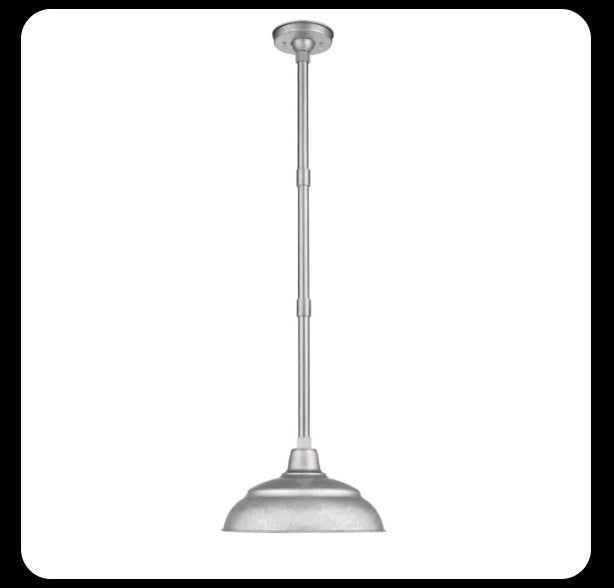 Millennium Lighting
R Series UW14 1
Light 14" Pendant,
Galvanized
UW14-GL