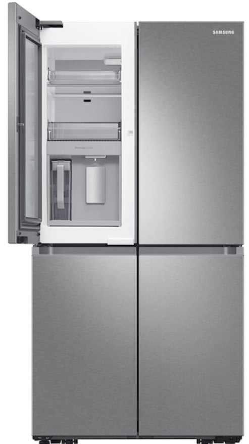 SAMSUNG RF29A9671SR cu. ft. Smart 4-Door Flex™ Refrigerator with Beverage Center and Dual Ice Maker in Stainless Steel 7886153410