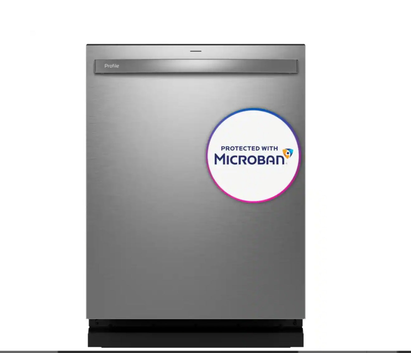 GE Profile 24 in Smart Built-In Top Control Fingerprint Resistant Stainless Dishwasher w/ Microban Technology, 44 dBA 55720853