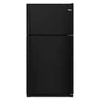 WRT311FZDB05 Whirlpool 20 cu. ft. Top Freezer Refrigerator in Black & Silver