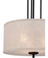 Quoizel Blanche 3-light Pendant Matte Black BLA2816MBK
