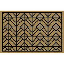 Mohawk Home Vinyl Back Mat Diagonal geode 24 in. x 36 in. Door Mat