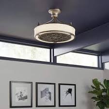 Windara 22 in. LED Indoor/Covered Outdoor Bronze Ceiling Fan
