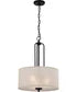 Quoizel Blanche 3-light Pendant Matte Black BLA2816MBK