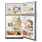 WRT311FZDB05 Whirlpool 20 cu. ft. Top Freezer Refrigerator in Black & Silver