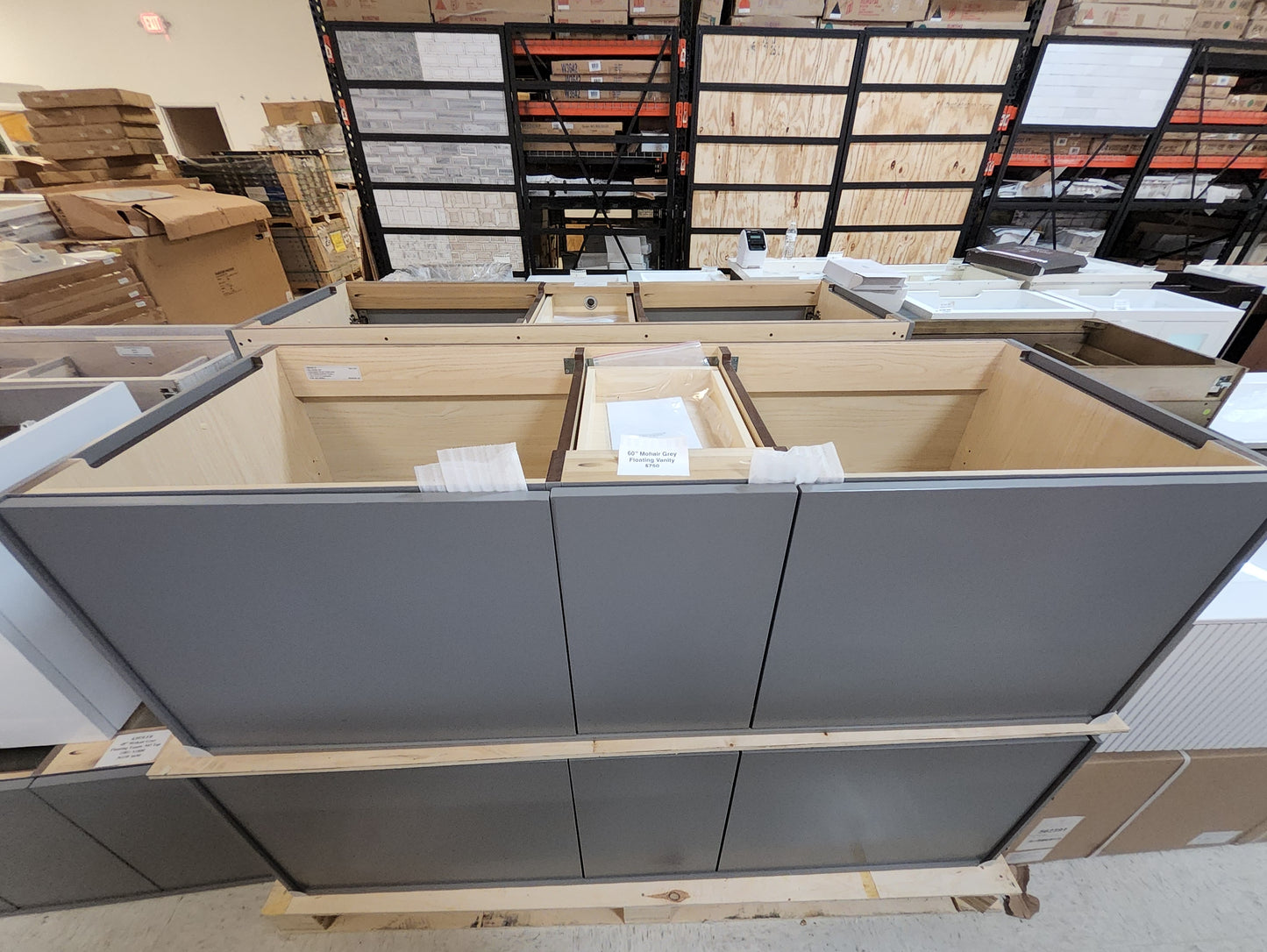 60" Mohair Grey Floating Vanity
NO TOP: $750 TOP INCLUDED: $999
554132998