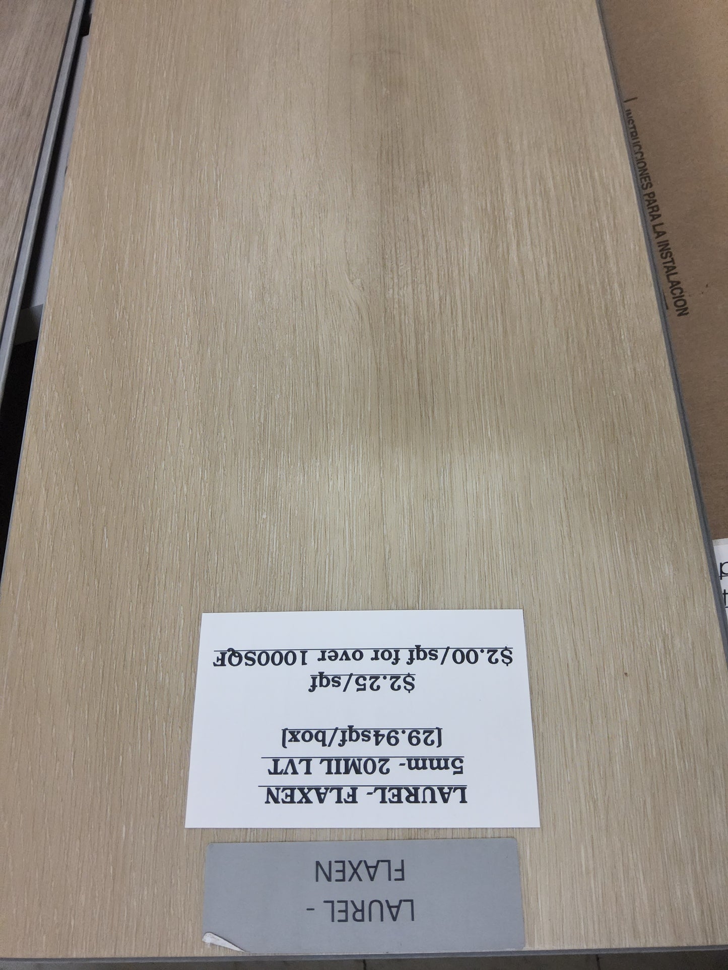 LAUREL FLAXEN 20MIL 5mm- LVP Flooring (29.94sqf/box)