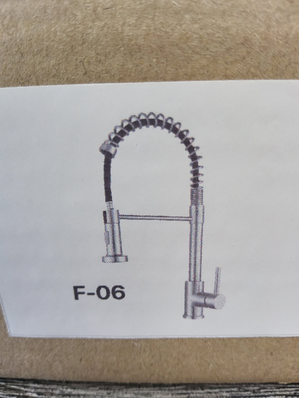 F-06 Pull-out Satin Kitchen Faucet