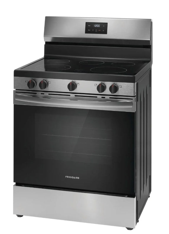 Frigidaire® 30" Stainless Steel Freestanding Electric Range fcre3052bs
