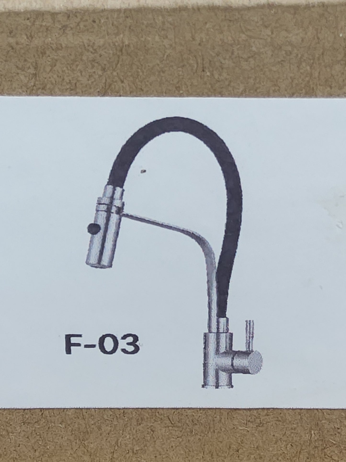F-03 Pull-out Satin Kitchen Faucet