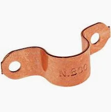 1/4 in. Wrot Copper Solid Tube Strap 25 pack