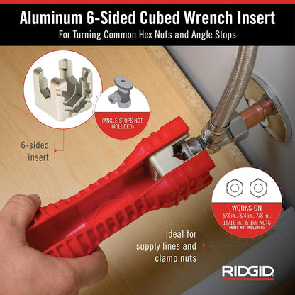 Ridgid 56988 | EZ Change Plumbing Wrench Faucet Installation and Removal Tool