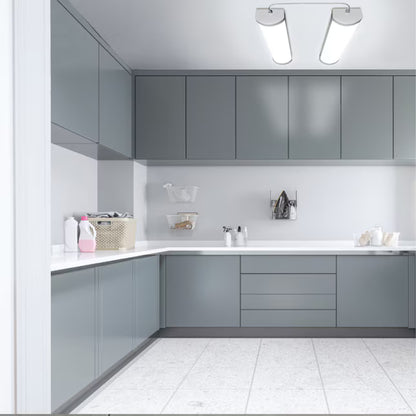 Utilitech 2592125 | 4-ft 4000 Lumens White Cool White LED Flush mount Garage Shop Light