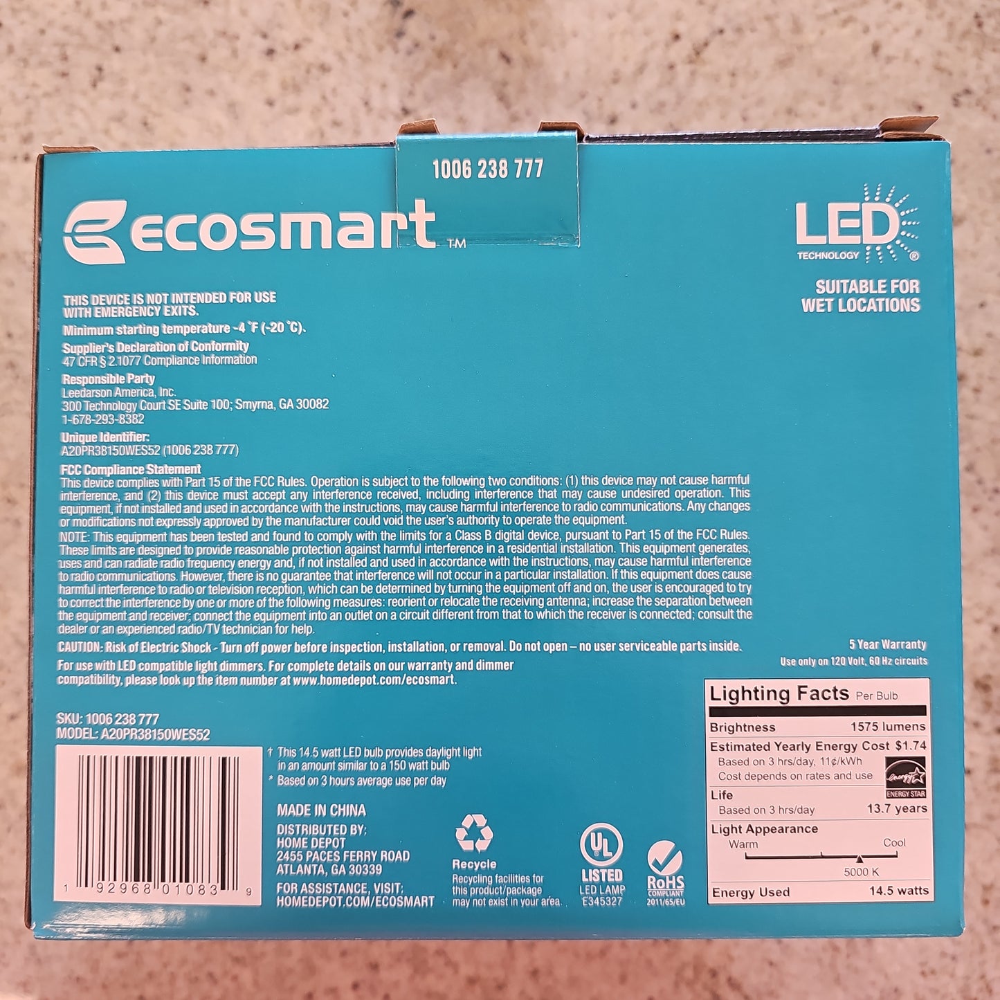 LED eco smart 150w bright white bulbs