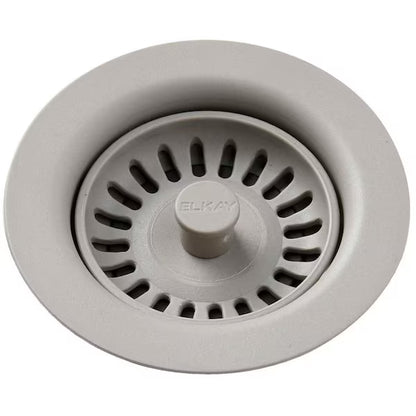 Elkay LKQS35GR | Polymer Drain Fitting for 3-1/2 in. Sink Drain Opening in Greige