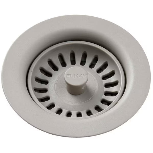 Elkay LKQS35GR | Polymer Drain Fitting for 3-1/2 in. Sink Drain Opening in Greige