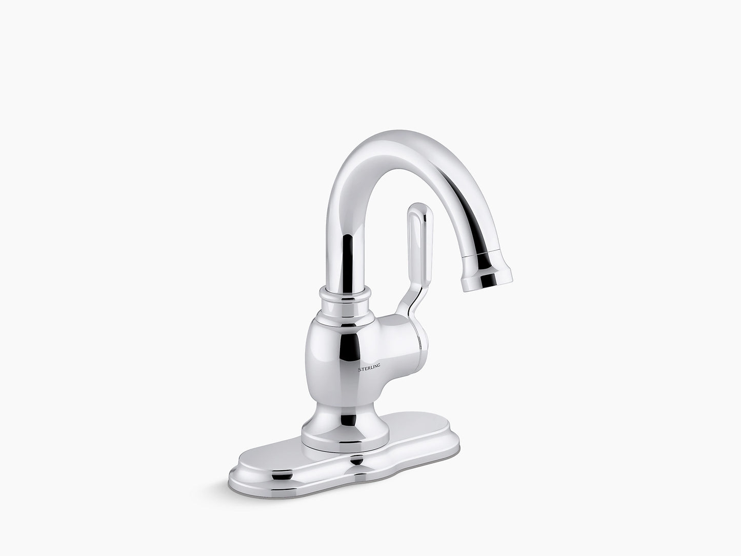 Kolher 27374-4-CP | Sterling Ludington Single-Handle Bathroom Faucet, 1.2 gpm in Polished Chrome