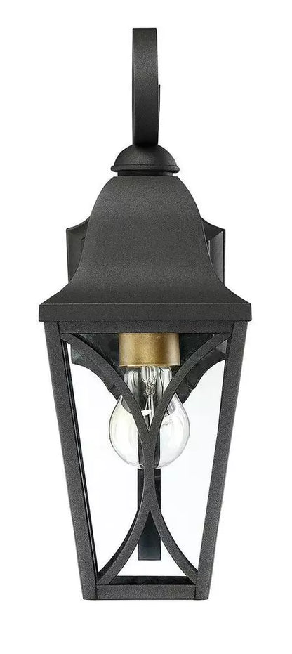 Signature Hardware PHEL4200BBRO | Cardigan 15-3/8 in. 60W 1-Light Outdoor Wall Sconce in Black Bronze