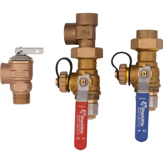 SharkBite 25374 | 3/4 in. Tankless Water Heater Valves Installation Kit