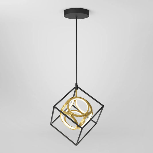 Artika PDT-ML | Mini Luxury LED Pendant Light in Black and Gold Finish